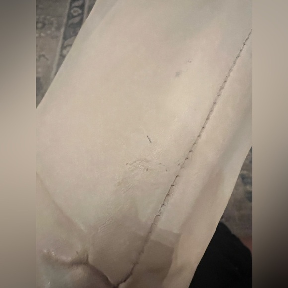 Free People Cream Slouch Boots Size 37 - Picture 2 of 7